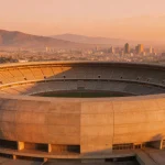 Estadio Azteca in Mexico City, host of the 2026 World Cup opening match