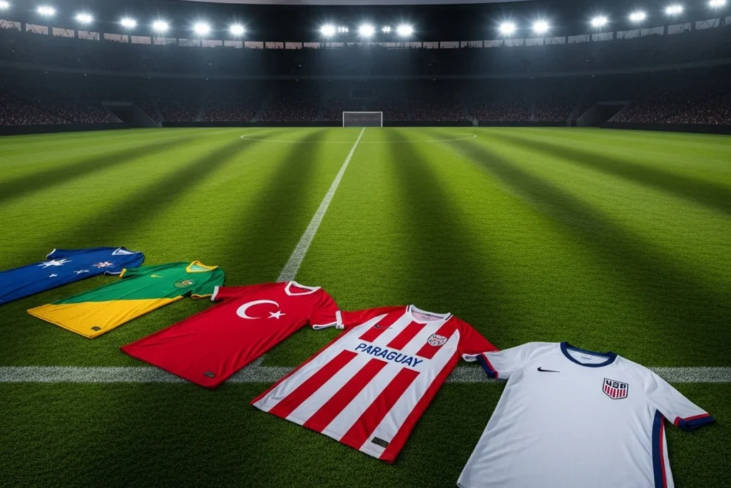 World Cup 2026 Group D tactical preview featuring USA, Paraguay, Australia and Turkey