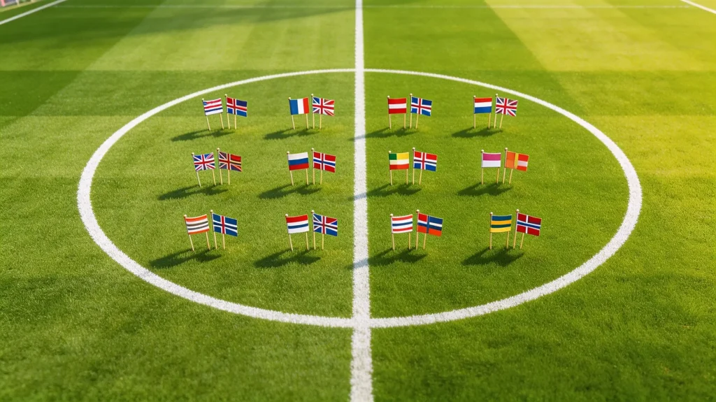 Diagram explaining the expanded 48-team format and knockout bracket structure for the 2026 FIFA World Cup